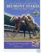 2008 Belmont Stakes Program  -DA Tara -upset  WINNER - £4.00 GBP