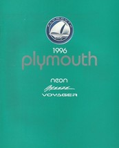 1996 Plymouth FULL LINE sales brochure catalog BREEZE NEON VOYAGER 96 - £4.70 GBP