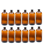 12X Amber Boston Glass Bottle - 1 oz.each - $54.69 CAD
