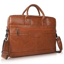 Legacy Vegan Leather Laptop Bag for Men/Office Bag for Men, Brown | Fits Upto 14 - £37.56 GBP