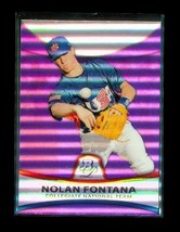 2010 Topps Bp Refractor Baseball Trading Card PP35 Nolan Fontana Usa National - £7.72 GBP