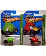 2012 Hot Wheels Hw Imagination Angry Birds Set of 2 Minion Pig &amp; Red Bir... - $451.95 MXN