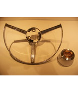 1965 CHRYSLER NEW YORKER STEERING WHEEL HORN RING AND CAP OEM #2530215 - $2,070.20 MXN 1965 CHRYSLER NEW YORKER STEERING WHEEL HORN RING AND CAP OEM #2530215 - $2,070.20 MXN