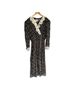 Vintage Sarah Elizabeth Womens Size 10 Maxi Pearl Button Front Victorian... - $27.39