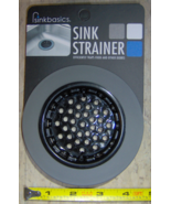 Sinkbasics KITCHEN SINK Rubber BASKET Drain sink basic GRAY grey STRAINE... - $445.52 MXN