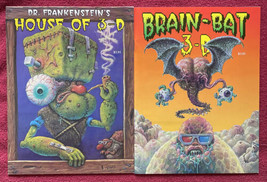 Dr. Frankenstein’s House Of 3-D &amp; Brain-Bat 3-D Underground 3-D Comix 19... - £34.23 GBP
