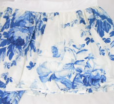 Ralph Lauren Elsa Blue Floral Ruffled Twin Bed-Skirt - $120.00