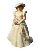 Vintage Avon Summer Bride Hand Painted Fine Porcelain Figurine 6&quot; Tall - £10.26 GBP