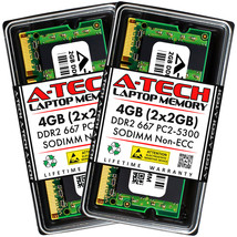 4Gb 2X2Gb Pc2-5300S Acer Aspire 5101 5102 5110 5517 5735 Nav60 Memory Ram - £35.39 GBP