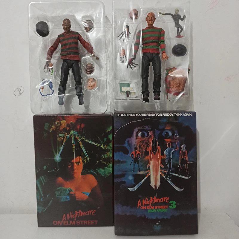 NECA Freddy Krueger Action Figure Collectible Model Toy Halloween Horror - £28.28 GBP+