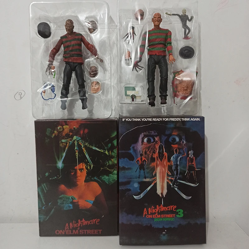 NECA Freddy Krueger Action Figure Collectible Model Toy Halloween Horror - £26.96 GBP+