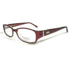 Coach Gafas Monturas NUALA 2019 BURGUNDY Azul Transparente Verde Rojo 50-16-135 - £55.55 GBP