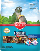 Kaytee Forti-Diet Pro Health Pet Conure &amp; Lovebird Food, 4 Lb - £17.14 GBP