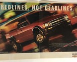 Vintage Chevrolet Chevy S Series 4x4 Print Ad 1995 2 page pa3 - $9.89