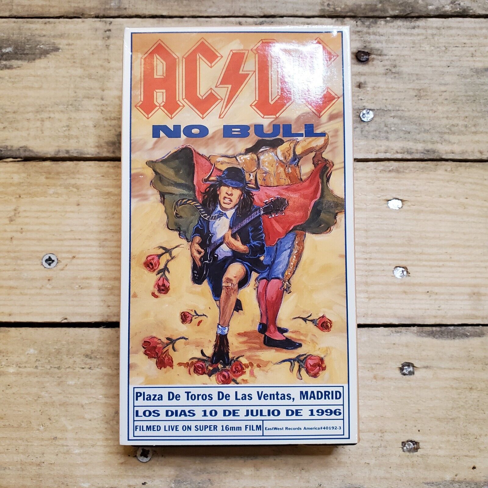 RARE AC/DC - No Bull VHS Tape 1996 Live Concert Madrid Angus Young ACDC ... - $5.59