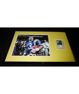 Kurt Warner Framed 11x17 Game Used Jersey &amp; Photo Display Rams - £54.48 GBP