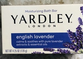Yardley London English Lavender Soap Bar-Calms/Soothes:4.25oz/120gm - $7.02