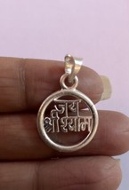 925 Silver Hindu Religious Jai Shri Shyam Pendant, Khatu Shyam Ji Temple... - £11.57 GBP