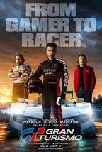 Gran Turismo Movie Poster David Harbour Orlando Bloom Film Print 11x17&quot; - 32x48&quot; - £9.47 GBP+