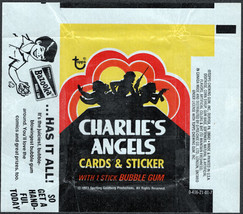 Charlie&#39;s Angels Series 1 1977 Card Wrapper - £3.99 GBP