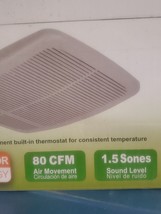 Delta Breez Ceiling/Wall Ventilation Fan 80CFM Retrofit 1.5 Sones White - $112.20