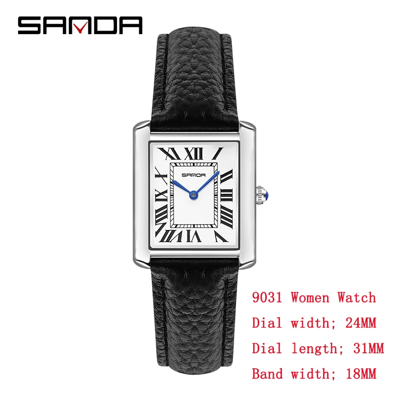 Lar quartz wrist watches for casual ladies stainless watches luxury leather lovers gift thumb200