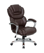 High Back Brown LeatherSoft Executive Swivel Ergonomic Office Chair... - £264.45 GBP+