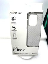 Samsung Galaxy Note20 Ultra Case (Tech21 Evo Check) - 12ft Drop (Smokey Black) - £1.55 GBP
