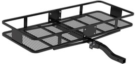 Truck Suv Steel Folding Luggage Cargo Basket Carrier Trailer Receiver Hitch Rack - £152.66 GBP