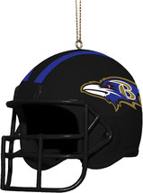 Baltimore Ravens NFL 771 Logo Football Helmet Ornament Resin Black - £15.01 GBP