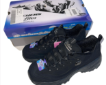 Skechers Women&#39;s D&#39;Lites Play On Blk Sneakers Size 8 #11949 Black Shoes New - $89.99