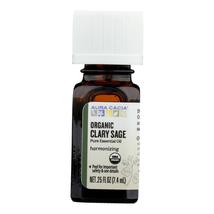 Aura Cacia - Organic Essential Oil - Clary Sage - .25 oz - £25.00 GBP