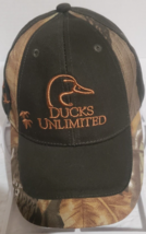 Ducks Unlimited Volunteer Camo Ball Cap Hat Adjustable Embroidered - £9.10 GBP
