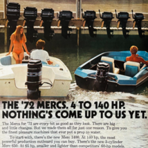 1972 Mercury Outboard Motors Advertisement Boating Fishing Vintage DWW10F - $19.99