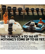 1972 Mercury Outboard Motors Advertisement Boating Fishing Vintage DWW10F - $364.86 MXN