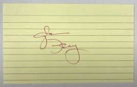 Glenn Frey (d. 2016) Signed Autographed 3x5 Index Card &quot;Eagles&quot; - £42.95 GBP