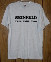 Seinfeld T Shirt Yada Yada Yada Raised Felt Print Vintage Size Large - £51.21 GBP