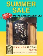Summer Sale | High quality designer steel gate for home - $1,149.00