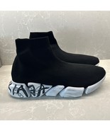 New Balenciags Speed Graffitti Trainers Black/White Mens Size 47/US 14  ... - $1,242.06 CAD