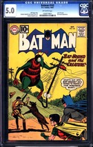 Batman #143 (1961) CGC 5.0 -- Last 10-cent issue; Bathound app.; Bill Finger - £126.24 GBP