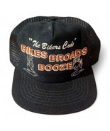 Vintage 70s Bikers Code Bikes Broads Booze Mesh Snapback Trucker Hat Cap... - $173.05 CAD