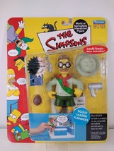 The Simpsons World Of Springfield Scout Leader Flanders Playmates Figure NIP - $8.80