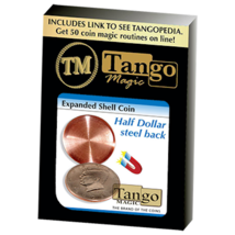 Expanded Shell Coin (Half Dollar) (D0007)(Steel Back) by Tango Magic - Trick - £26.79 GBP