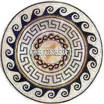 Italian Marble Dining Living Room Table Top Mosaic Inlay Design Home Decor H3828 - £1,398.34 GBP+