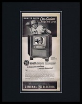 Otto Graham 1951 General Electric TV 11x14 Framed ORIGINAL Advertisement  - £38.94 GBP