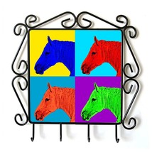 Boulonnais- clothes hanger with an image of a horse. Collection. Andy Wa... - $19.99