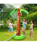 Inflatable Palm Tree Yard Sprinkler Toy, Outdoor Kids Water Spray Summer... - $27.56 CAD