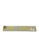 Vtg  CARMELO ANTHONY CT License Plate Metal Sign 36” x 6” Man Cave Denve... - $84.94 CAD