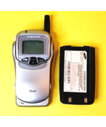 UNTESTED SAMSUNG SCH-3500 CDMA VINTAGE FLIP FLOP CELL PHONE CELLULAR TEL... - $40.41
