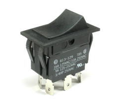 SCI Rocker Switch DPDT 10A 250Vac 16A 125Vac, 3/4 HP,  ON/OFF/ON, Mainta... - £9.96 GBP